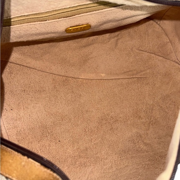 GUCCI Plus Beige Canvas/Tan Leather GG Monogram Boston Satchel Authenticated - Picture 11 of 16